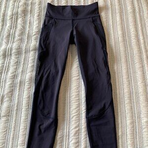 Lululemon - Like New, Deep Purple Running Tights/Leggings Size 4